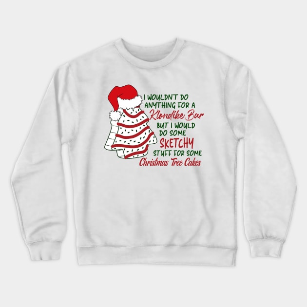 Christmas Tree Cakes Crewneck Sweatshirt by JanaeLarson
